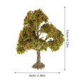 thumbnail image 2 of unbranded De Árbol Artificial Para Diorama Con Base Plástico Para De Paisajes Realistas, 2 of 6