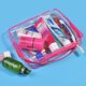 thumbnail image 1 of Bolsa de cosméticos transparente de PVC, bolsa de lavado impermeable, bolsa de almacenamiento de viaje portátil, bolsa de lavado, 1 of 2