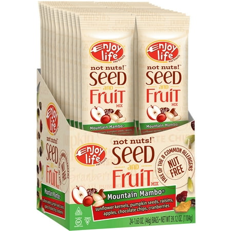 Enjoy Life Mountain Mambo(R) Not Nuts!(TM) Seed & Fruit Mix, 1.63 oz, (Pack of 24)
