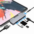 USB C Hub 60W PD Charging for iPad Pro MacBook Air Switch to HDMI