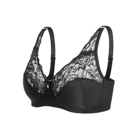 

wendunide bras for women Women Comfort Lace Convertible Wireless Bralette Lace Bralettes For Women With Straps And Removable Pads Bra Black 90