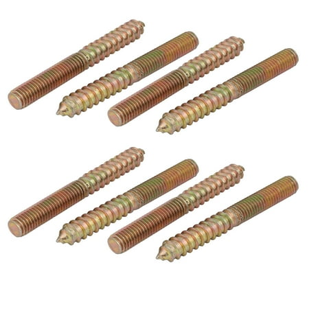 

Unique Bargains 8Pcs M8x70mm Hang Bolts Double head Self Tapping Screw Carbon Steel