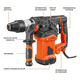 thumbnail image 2 of Rotomartillo  Bloosom frecuen de 50Hz/60Hz con 1500W de potencia 110V-127V Negro con Naranja, 2 of 4
