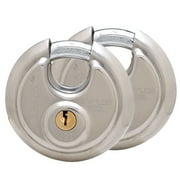 Brinks 2 7/8" Max Sec Stainless Lock 2 Pk