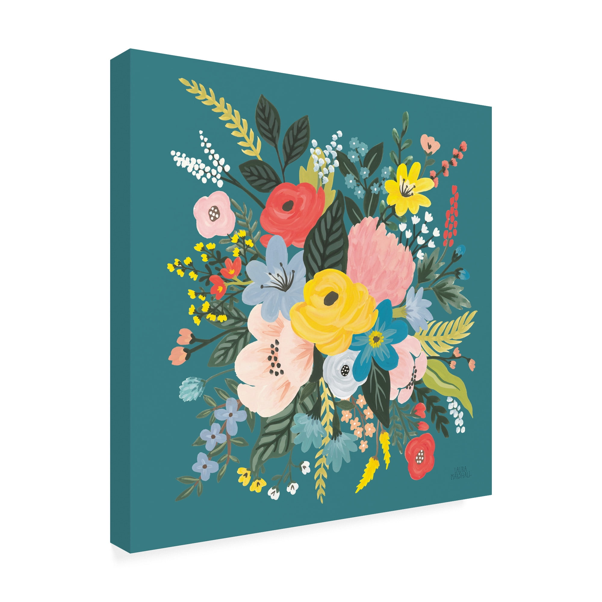 Trademark Fine Art 'Wild Garden VII' Canvas Art by Laura Marshall