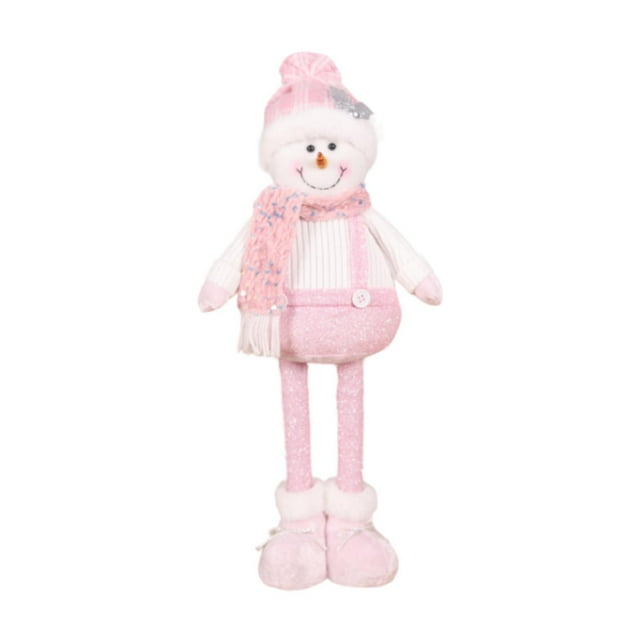Figura decorativa de muñeca navideña, figura navideña, adorno navideño para interiores y exteriores, restaurantes, chimeneas, festivales Muñeco de nieve