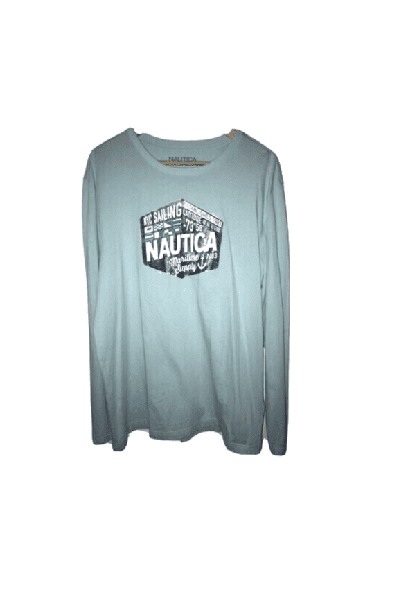 Men's Long Sleeve T-Shirt, Harbor Mist, XLarge