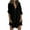 Black, variant on Kovlvoll Womens Tops Long Sleeve Cotton Linen Comfort Button down Shirts Solid Color Casual Tunic Top with Pocket