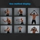 thumbnail image 4 of Barra Del Brazo Examinador Puestos Ejecutivo Entrenamiento Ajustable (30 Kg), 4 of 9