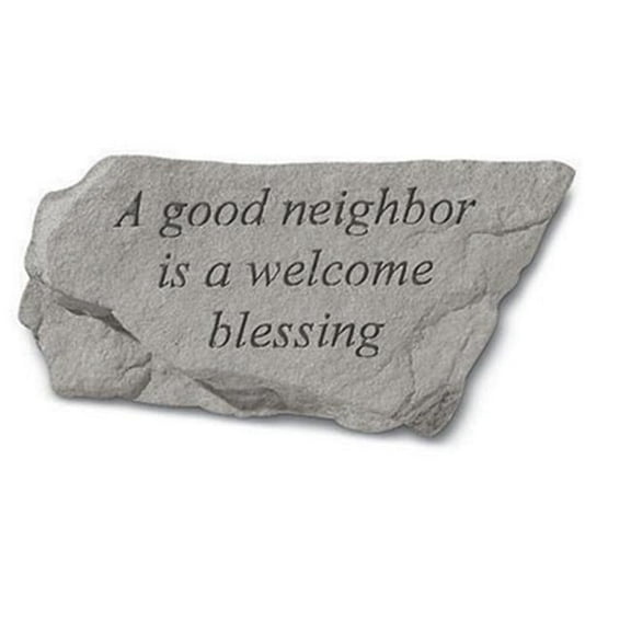 Kay Berry- Inc. 75920 A Good Neighbor Is A Welcome Blessing - Garden Accent - 6 Inches x 3 Inches