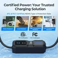 thumbnail image 5 of TOPDON PulseQ AC Portable EV Charger, Level 2 Portable Charger 32A, NEMA 6-50 Plug, with Case, 5 of 7