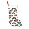 thumbnail image 2 of Salouo Pirate Hats Print Christmas Stockings,Large Xmas Stocking Set of 1 Holiday and Farmhouse Stocking for Christmas Holiday Party Decoration(17.7*11 Inch), 2 of 7