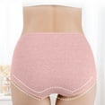 thumbnail image 6 of Women's High-Waisted Panties, Moisture-Wicking Cotton Briefs High-Rise Underwear for Women Seamless Panties, 6 of 6