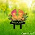 thumbnail image 3 of Craftnamesign Custom Baby Loss Memorial Metal Garden Stake Decor, Cemetery Plaque for Infant Loss, 3 of 3