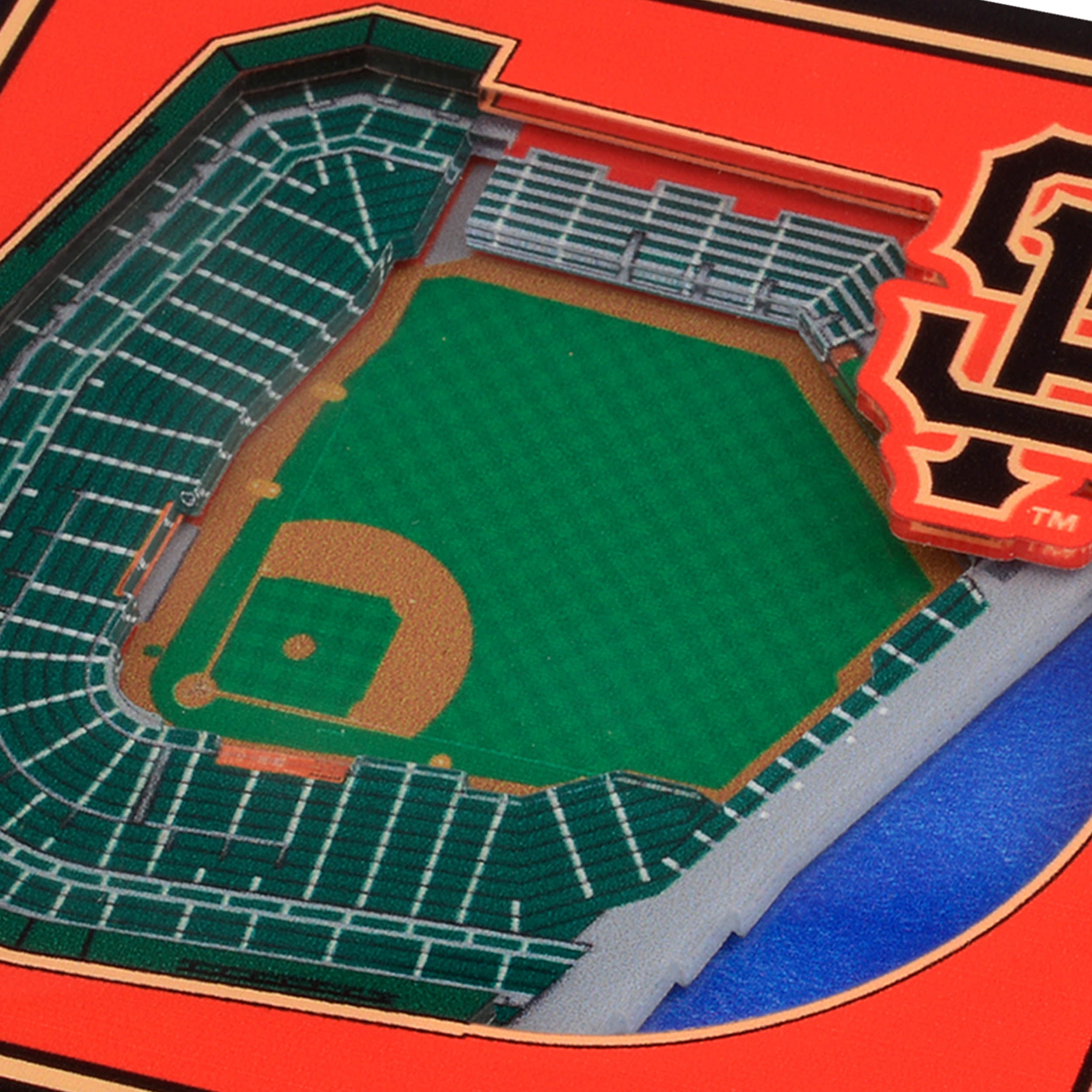 YouTheFan MLB San Francisco Giants Stadiumview Cribbage