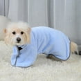 thumbnail image 3 of Zhaomeidaxi Microfiber Bath Gown for Small Dog and Cat Bath Robe Towel, Quick Drying, Super Absorbent Microfiber Towel, 3 of 8