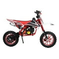 thumbnail image 4 of Fompes 2-Stroke 49cc Kids Dirt Bike Mini Motorcycle with Off-Road Tires Shock Absorption Soft Seat Cushion Max Speed 25MPH Load 180lbs, 4 of 15