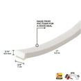 thumbnail image 3 of M-D Building Products 02733 3/16 in. x 3/8 in. x 17 ft. White Foam Window Seal for Small Gaps, 3 of 7