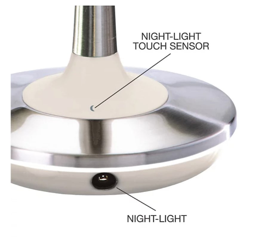 Brookstone Cordless Illuminated Makeup Mirror