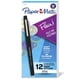 thumbnail image 1 of Pen Paper Mate Flair Point-Guard, punta porosa, 0,7 mm, negro, 12 unidades, 1 of 8