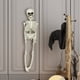 thumbnail image 4 of Decoración de Halloween, decoraciones para exteriores, decoración de esqueleto de Halloween, decoración de esqueleto colgante de cuerpo entero con articulaciones móviles para decoración de cementerio, 4 of 4