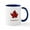 White/Navy Inside, variant on CafePress - On The EH Team! Oh Canada! Mug - 11 oz Ceramic Mug - Novelty Coffee Tea Cup