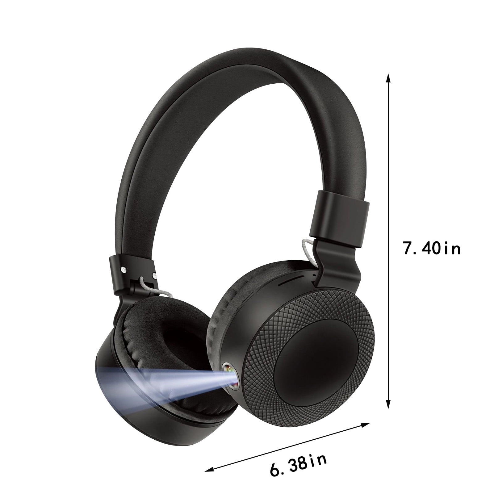 Wireless Headset, Wireless Headphones with Mic(AI Noise Cancelling), 65 Hrs Working Time with USB Dongle, Wireless Headset with Mic for Work from Home/Computer/Laptop/PC/iPhone/Android,Black