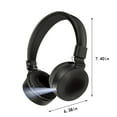 thumbnail image 3 of ZToonmas Over Ear Bluetooth Headphones with Tf 5.1 Headworn Bluetooth Earphones with Retractable Hifi Subwoofer, Fully Enclosed Ear, Wired Card Insert, and Flashlight Lighting, 3 of 7