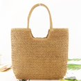 thumbnail image 2 of Jierger Women Shoulder Handbag Summer Women 𝑺𝒕𝒓𝒂𝒘 Beach Shopping tote Bag for Women Shoulder Purses and Handbags for Men Women Outdoor Travel Work, 2 of 4