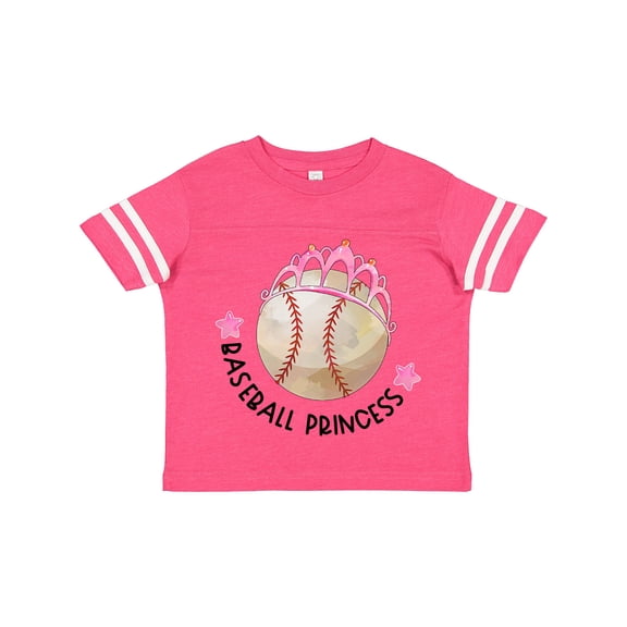 Inktastic Baseball Princess- Tiara Girls Toddler T-Shirt