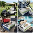 thumbnail image 6 of Golf Cart Seat Covers for 2 Seater,Camping Soft Microfiber Cart Seat Towel Blanket,Fall Summer Nature Forest Car Tree Moon Absorbent Breathable Non Slip Bench Seats Protector for Golf Course 51"x31", 6 of 9
