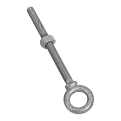 

3PC National Hardware National Hardware - N245-167 - 1/2 in. x 6 in. L Hot Dipped Galvanized Steel Eyebolt Nut Included