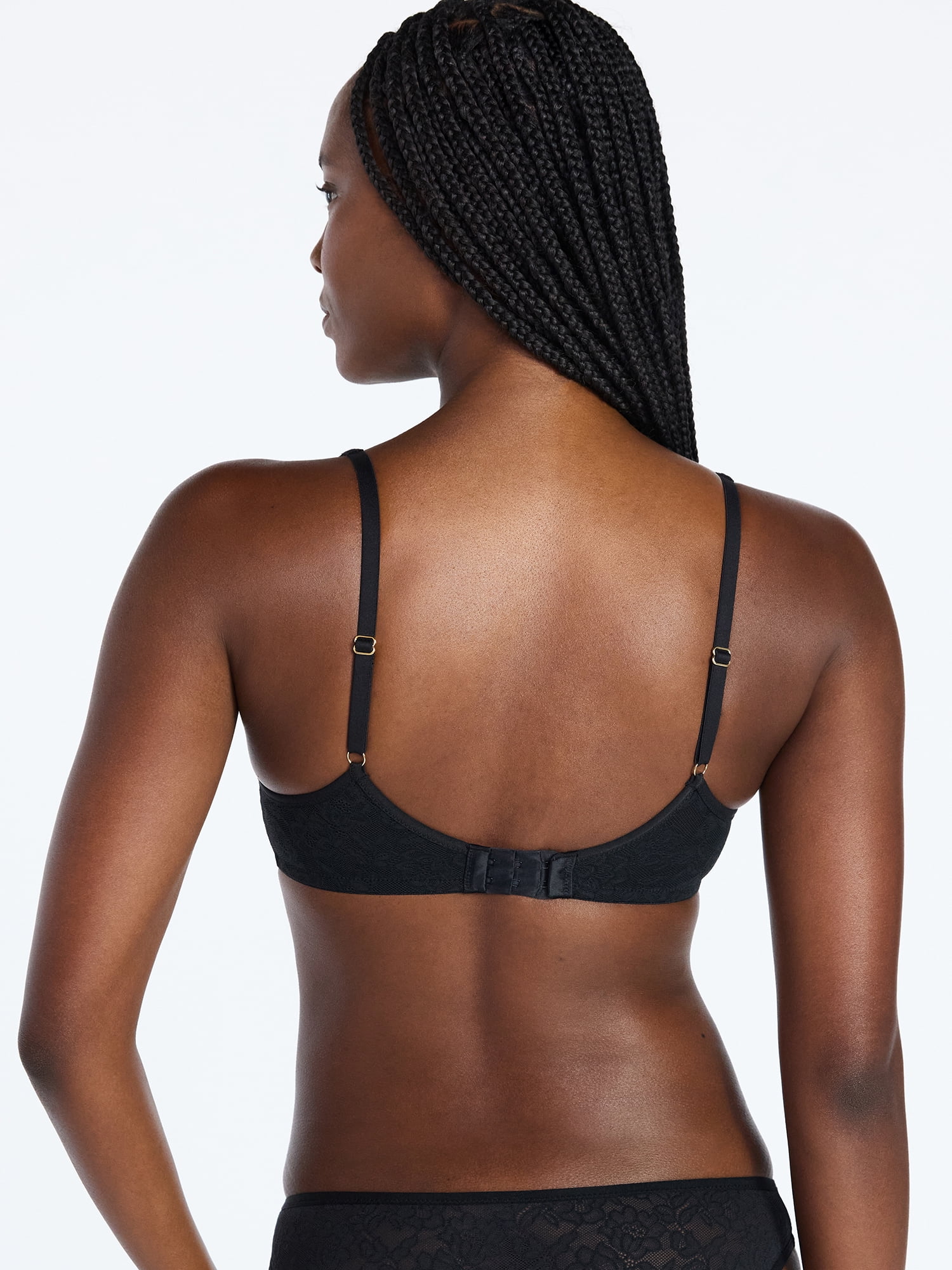 Joyspun Women's Soft Stretch Lace Bralette, Sizes XS-XXXL