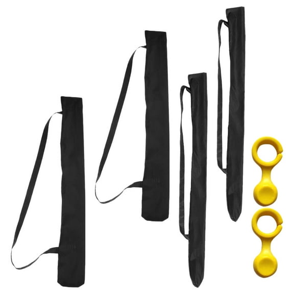 Walking Stick Umbrella Set Absorbent Towels Umbrellas for Rain Water Plastic Polyester