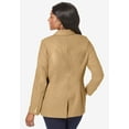 thumbnail image 2 of Jessica London Women's Plus Size Double Breasted Wool Blazer, 2 of 4