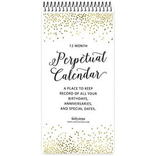 Perpetual Calendar Birthdays