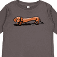 thumbnail image 4 of Inktastic Little Red Doxie Boys or Girls Long Sleeve Toddler T-Shirt, 4 of 5
