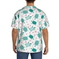 thumbnail image 7 of Goofa Sea Turtle Printed Men's Casual Short-sleeved Shirt,Lightweight Breathable Button-down,Summer Casual men's top,Versatile Fashion shirt-4X-Large, 7 of 7