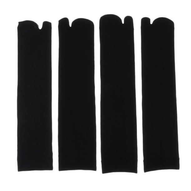 2 pares de calcetines sueltoparador de de del pie desodorización absorbente de sudor para calzado , Versión negra + espesante Colcomx Calcetines flip-flop de 2 dedos