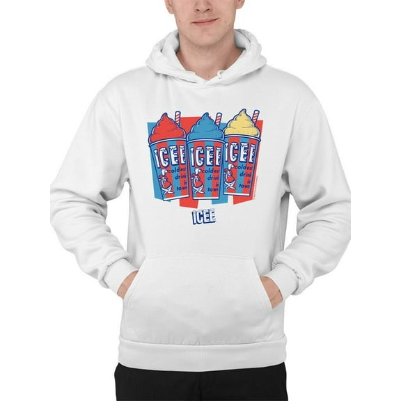 Triple ICEE Chill Treats - Ice Slush Retro Graphic Men's Hoodie