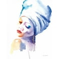 thumbnail image 2 of Valle, Aimee Del 20x24 White Modern Wood Framed Museum Art Print Titled - Woman in Blue, 2 of 4