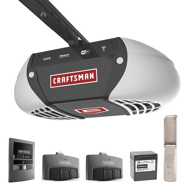 Craftsman ½ Hp Chain Drive Garage Door, Craftsman Garage Door Opener Battery Backup