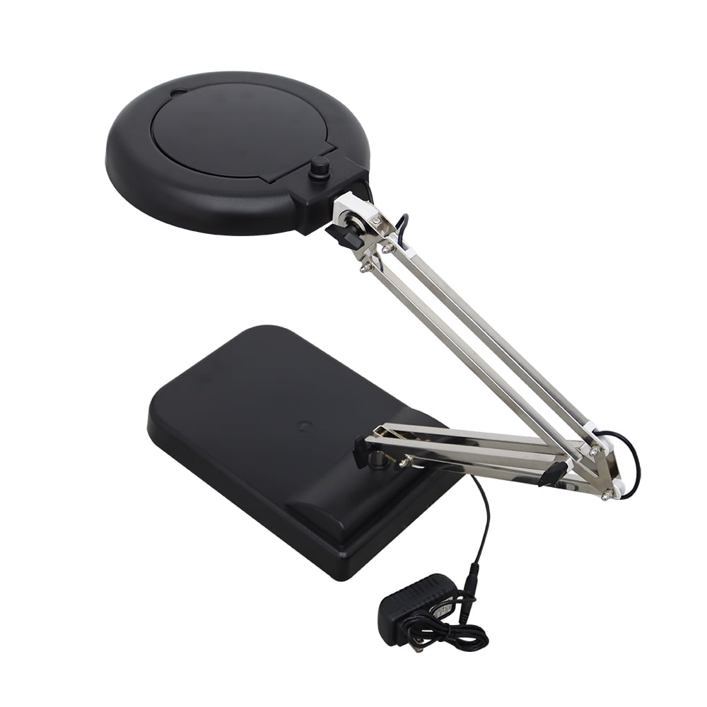 30X Benchtop Magnifier Lamp Read Repair Tools with Adjustable LED Light 110V