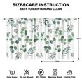 thumbnail image 2 of Floral Accent Window Drapes 52x63 Inch Rod Pocket Blackout Curtains 2 Panels for Bedroom and Peaceful Light Control, 2 of 2