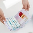 thumbnail image 5 of SEARCHI Sanitary Napkin Storage Bag, Portable Period Bag for Women Teen Girls Menstrual Cup Pouch Nursing Pad Holder, 5 of 6