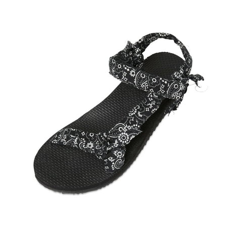 

Fashion Trendy Cute Sandals For Women - Sport Sandals Hiking Sandals with Arch Support Yoga Mat Insole Outdoor Light Weight Water Shoes - Beach Summer Sandals For Girls
