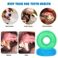 thumbnail image 5 of MUSEYA 2 Pcs Small Dog Chew Toy TPR Blue Spiked Texture for Pet Supplies, 5 of 6