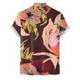 thumbnail image 4 of UAYOTSE Mens Button Down Short Sleeve Shirts Summer Beach Vacation Untucked Casual Tops Shirt,Sizes 5XL, 4 of 7