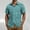 Sky Blue(2025), variant on Yiliang T Shirt for Men Men's Short Sleeve Plaid Button Down T Shirt Casual Summer Beachwear Top