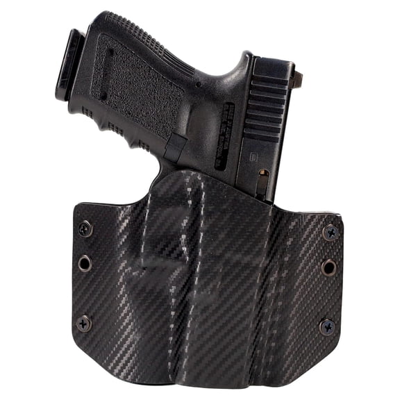 Black Carbon Fiber OWB Holster (Left-Hand, Echelon)